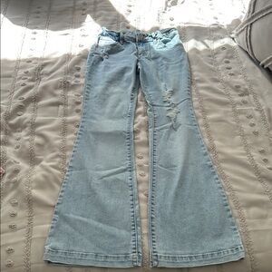 Light Blue Flared Jeans